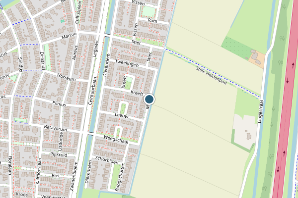 Politie-melding op Maagd, Elst GE op 27 mei, kaart-overzicht
