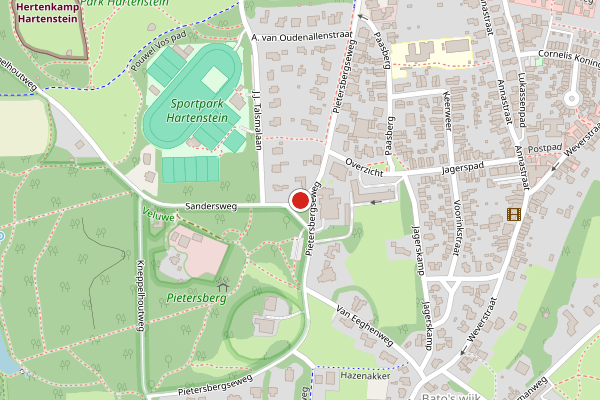 Brandweer-melding op Sandersweg, Oosterbeek op 29 mei, kaart-overzicht