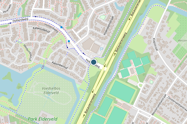 Politie-melding op Hollandweg, Arnhem op 2 juni, kaart-overzicht