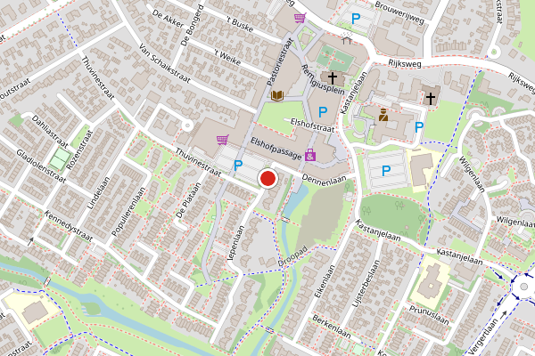 Brandweer-melding op Iepenlaan, Duiven op 3 juni, kaart-overzicht