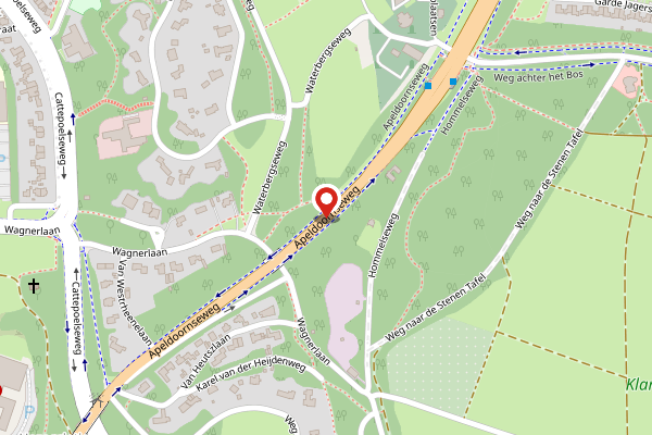Brandweer-melding op Apeldoornseweg, Arnhem op 30 april, kaart-overzicht