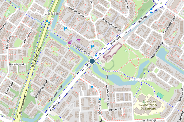 Politie-melding op Randweg, Arnhem op 5 juni, kaart-overzicht