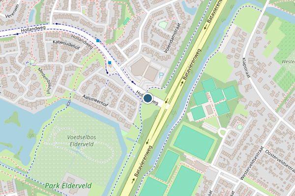 Politie-melding op Hollandweg, Arnhem op 6 juni, kaart-overzicht