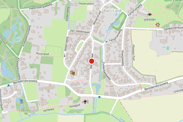 Brandweer-melding op Weverstraat, Oosterbeek op 7 juni, kaart-overzicht
