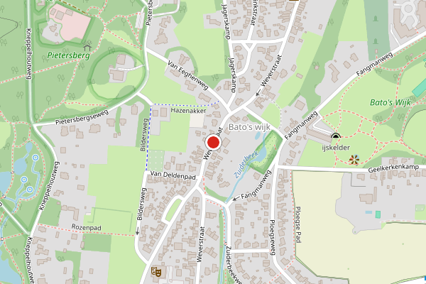 Brandweer-melding op Weverstraat, Oosterbeek op 7 juni, kaart-overzicht