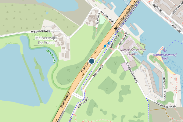 Politie-melding op Eldenseweg, Arnhem op 6 juni, kaart-overzicht
