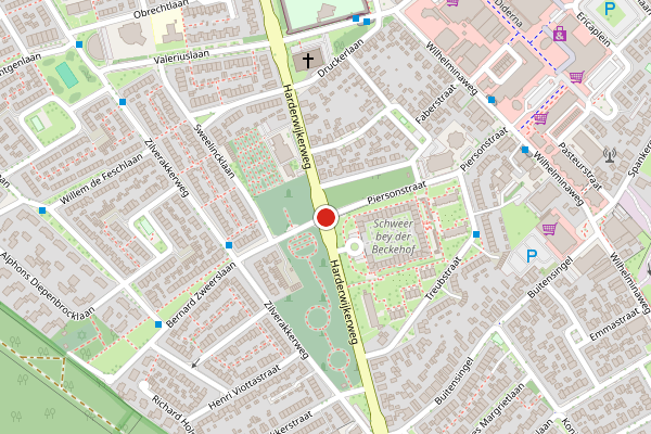 Brandweer-melding op Harderwijkerweg, Dieren op 8 juni, kaart-overzicht