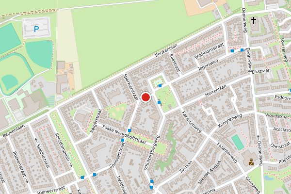 Brandweer-melding op Sperwerstraat, Arnhem op 9 juni, kaart-overzicht