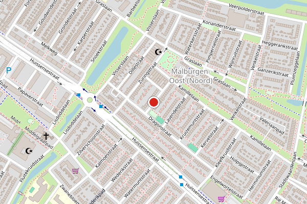 Brandweer-melding op Lepelbladstraat, Arnhem op 10 juni, kaart-overzicht