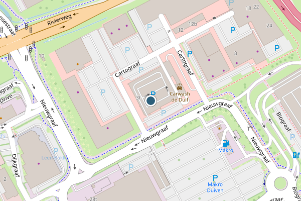 Politie-melding op Cartograaf, Duiven op 12 juni, kaart-overzicht