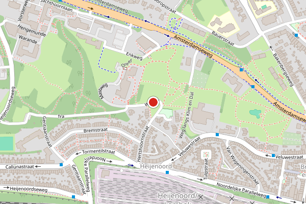 Brandweer-melding op Wentel, Arnhem op 13 juni, kaart-overzicht
