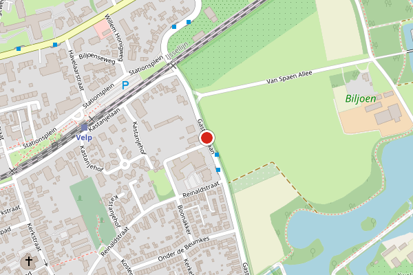 Brandweer-melding op Gasthuislaan, Velp GE op 15 juni, kaart-overzicht