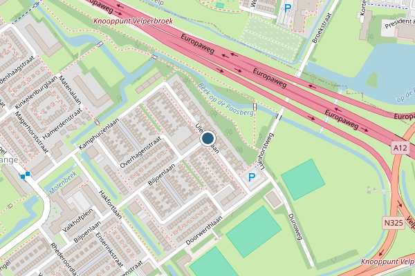 Politie-melding op Ulenpaslaan, Arnhem op 16 juni, kaart-overzicht