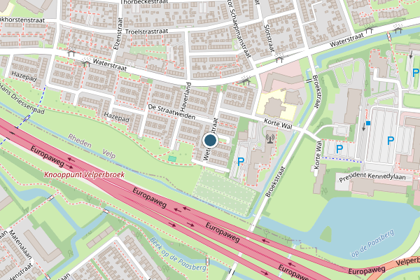 Politie-melding op Weteringstraat, Velp GE op 17 juni, kaart-overzicht