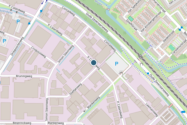 Politie-melding op P. Calandweg, Arnhem op 18 juni, kaart-overzicht