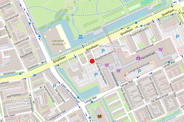 Brandweer-melding op Kramersgildeplein, Arnhem op 17 juni, kaart-overzicht