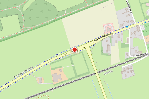 Brandweer-melding op Zutphensestraatweg, Velp GE op 19 juni, kaart-overzicht