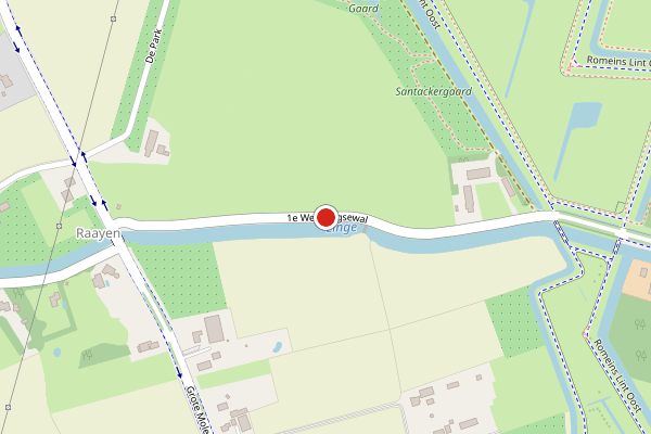 Brandweer-melding op 1e Weteringsewal, Elst GE op 18 juni, kaart-overzicht