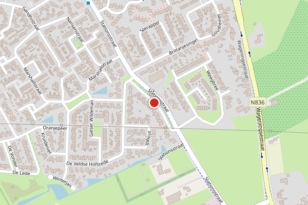 Brandweer-melding op Stationsstraat, Zetten op 20 juni, kaart-overzicht