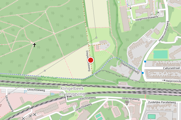 Brandweer-melding op Diependalseweg, Arnhem op 21 juni, kaart-overzicht