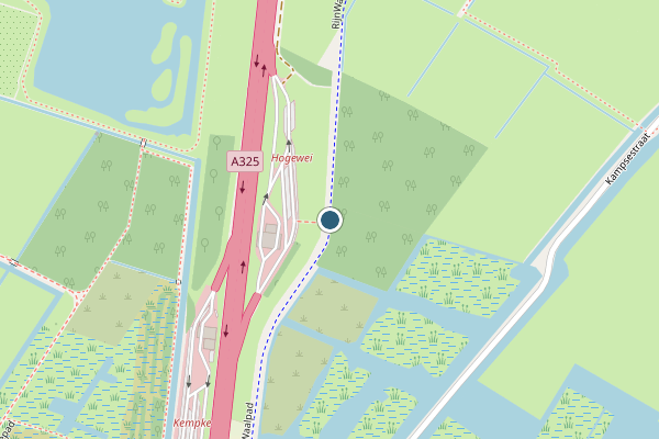 Politie-melding op RijnWaalpad, Elst GE op 22 juni, kaart-overzicht