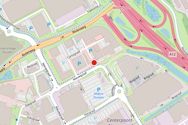 Brandweer-melding op Cartograaf, Duiven op 22 juni, kaart-overzicht