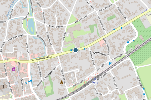 Politie-melding op Hoofdstraat, Velp GE op 23 juni, kaart-overzicht