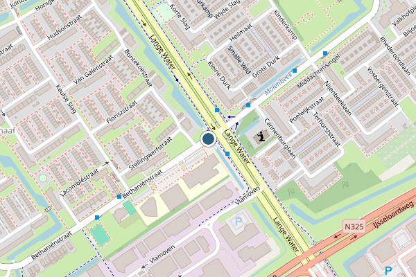 Politie-melding op Bethanienstraat, Arnhem op 23 juni, kaart-overzicht