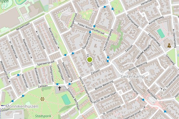 Ambulance-melding op Tiendweg, Arnhem op 24 juni, kaart-overzicht