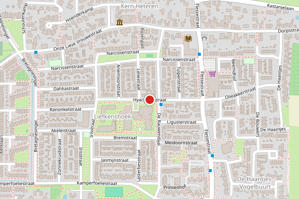 Brandweer-melding op Hyacintenstraat, Heteren op 24 juni, kaart-overzicht