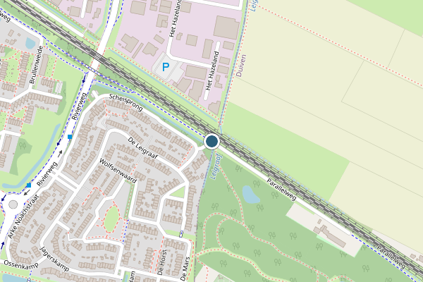 Politie-melding op Zuidelijke Parallelweg, Westervoort op 6 mei, kaart-overzicht