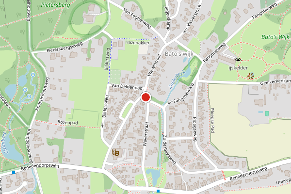 Brandweer-melding op Weverstraat, Oosterbeek op 8 juni, kaart-overzicht