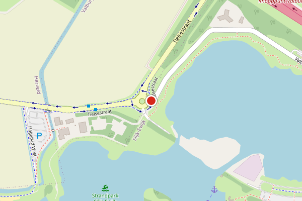 Brandweer-melding op Valburgsestraat, Slijk-Ewijk op 25 juni, kaart-overzicht