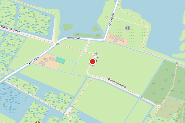 Brandweer-melding op Waterrijksepad, Elst GE op 26 juni, kaart-overzicht