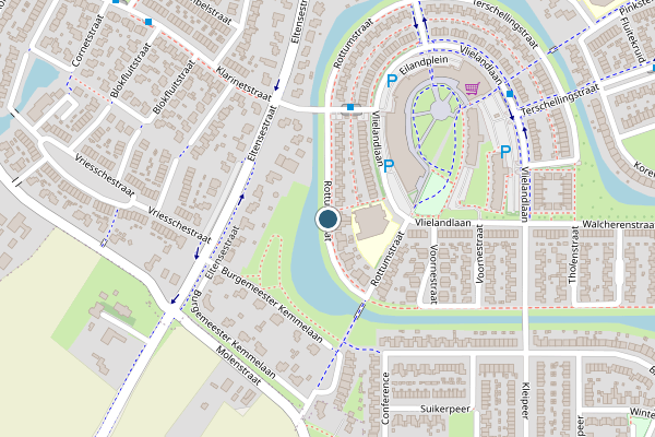 Politie-melding op Rottumstraat, Duiven op 27 juni, kaart-overzicht