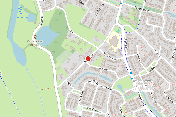 Brandweer-melding op Klapstraat, Westervoort op 27 juni, kaart-overzicht