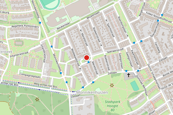 Brandweer-melding op Sperwerstraat, Arnhem op 27 juni, kaart-overzicht